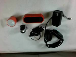 lot 244 image: Lot of Portable Speakers and Headsets � Includes Altex Lansing