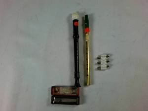 lot 252 image: Lot of Musical Flutes, a harmonica and tone whistle