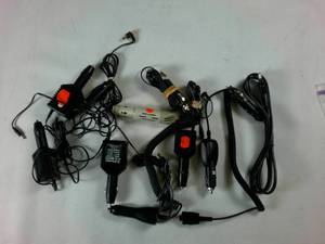 lot 258 image: Large lot of 12 Volt Auto Chargers
