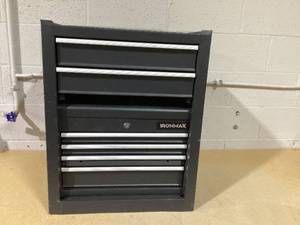 lot 300 image: Goplus Tool Chest, 3-in-1 Rolling 6 Drawers Tool Cabinet with Detachable Top Toolbox, Middle Tool Storage, Universal Lockable Wheels, Protective Liner Auto Lock, Metal Tool Box for Garage Workshop