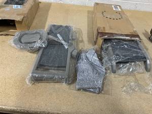 lot 373 image: LOT OF 2 Curtis Stone Dura-Pan Non-Stick Mandolin Food Slicer wCut-Resisant Glove Gray