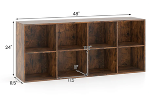 lot 405 image: Giantex Floor Standing Bookshelf with Storage