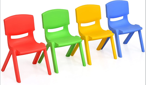 lot 314 image: Costzon Kids Table and Chair Set, Plastic Learn and Play Activity Set, 4 Chairs