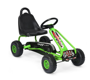 lot 325 image: 4 Wheel Pedal Powered Ride On Car with Adjustable Seat