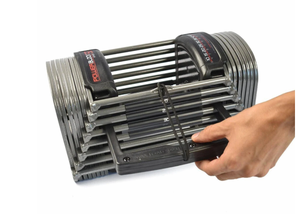 lot 30 image: PowerBlock Sport 50 Adjustable Dumbbells