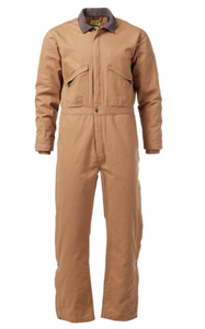 lot 213 image: Brazos Mens Insulated Coverall - Duck Brown Size L