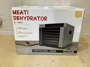 lot 90 image: MEAT Your Maker 6-Tray Dehydrator with Timer