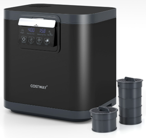 lot 15 image: Tangkula 4 L Electric Composter with Lid and LED Display for Kitchen