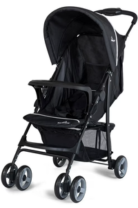 lot 24 image: Costway Foldable Lightweight Baby Stroller Travel Pushchair 0-36 Months Age Group 13 lbs Black