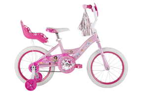 lot 43 image: Huffy 16 Disney Princess Kids Bike, Fits Riders 35 - 40, Pink, Child, Girls