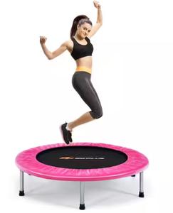 lot 109 image: 38 in. Mini Folding Trampoline Portable Recreational Fitness Rebounder Pink