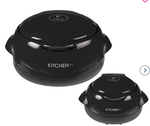 lot 231 image: Kitchen HQ Large & Small Thermal Microwaveable Insulated Bowls wLids