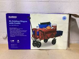 lot 98 image: Academy SPORTSOUTDOORS XL Folding Wagon with Cooler