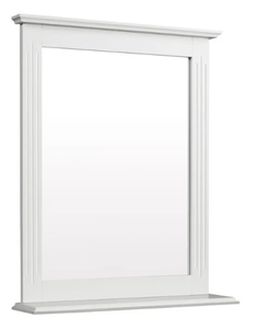 lot 113 image: Wall-Mounted Multipurpose Vanity Mirror with Shelf