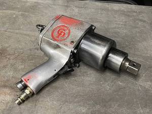 lot 15ZA image: Chicago Pneumatic Impact Wrench Heavy Duty Air Tool with Red Accents