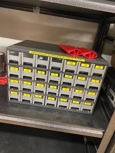 lot 22AD image: Bondhus Briteguard Balldriver Metric Set #17099 Tool Organizer Cabinet with Contents - See photos