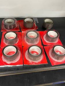 lot 25AD image: 9 Rolls of 3M 5480 PTFE Skived Film Tape 2 x 36 Yards Industrial Use