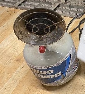 lot 26J image: Blue Rhino Propane Tank with Heater Top OutdoorIndoor Utility