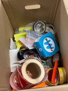lot 33AD image: Mixed Lot of Labeling Materials & Parafilm for Packaging & Lab Use