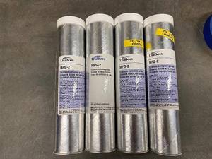 lot 41AD image: Set of 4 DuBois MPG-2 Calcium Complex Grease Tubes Industrial Lubricant 397g Each