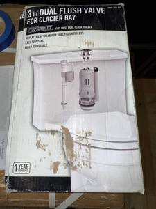 lot 6J image: Everbilt 3 in. Dual Flush Valve for Glacier Bay Toilets