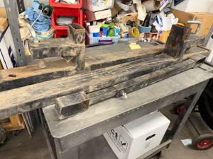 lot 7J image: Heavy Duty Skid Steer Bobcat Forks to attach to the bucket