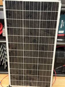 lot 19J image: 100W Solar Panel with Charge Controller