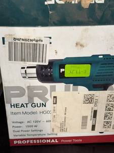 lot 20J image: Prulde HG0240-US Heat Gun with Variable Temperature Settings