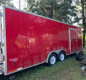 2008 UXT by United Tandem Axle Enclosed Cargo Trailer with Side and Ramp Doors