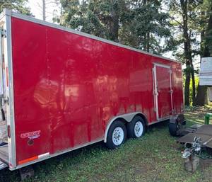 2008 UXT by United Tandem Axle Enclosed Cargo Trailer with Side and Ramp Doors