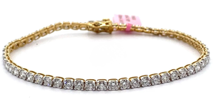 lot 43 image: Sparkling 5 Carat Diamond Tennis Bracelet Retail $1,995 VIDEO