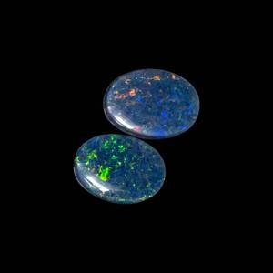 lot 77B image: 12.79 Carats Total  Australian Opal Doublets Retail $1,918.50 VIDEO