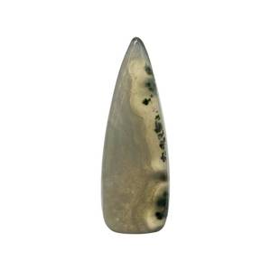lot 109 image: 13.47 Carat Natural Moss Agate (Freeform Cabochon)