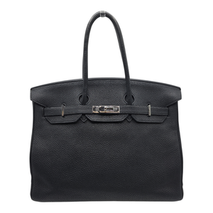 Hermès Birkin 35 Togo Black with Palladium Hardware (2009); Pre-Owned Retail $14,500–$17,000