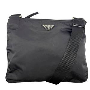 lot 139 image: Prada Tessuto Nylon Crossbody Bag in Black Pre-Owned Retail $550