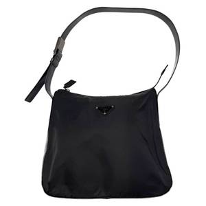 lot 145 image: Prada Black Tessuto Nylon Shoulder Bag Pre-Owned Retail $625