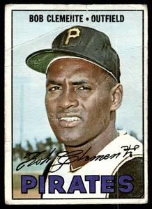 lot 30 image: Roberto Clemente  1967 Topps #400 Pittsburgh Pirates  Vintage Baseball Card