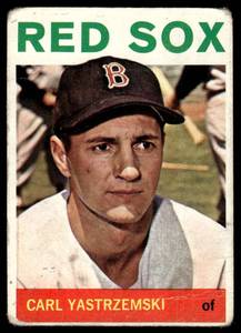lot 57 image: Carl Yastrzemski  1964 Topps #210 Boston Red Sox  Vintage Baseball Card