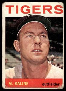lot 59 image: Al Kaline  1964 Topps #250 New York Yankees  Vintage Baseball Card