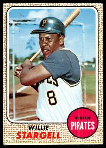 lot 90 image: Willie Stargell  1967 Topps #86 Pittsburgh Pirates  Vintage Baseball Card