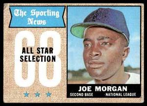 lot 103 image: Joe Morgan  1968 Topps #364 Houston Astros  Vintage Baseball Card