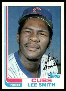 lot 187 image: Lee Smith RC 1982 Topps #452 Chicago Cubs Rookie Vintage Baseball Card