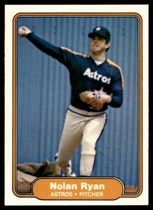 lot 192 image: Nolan Ryan  1982 Fleer #229 Houston Astros  Vintage Baseball Card