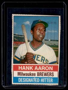 lot 40 image: Hank Aaron  1976 Hostess #94 Milwaukee Brewers  Vintage Baseball Card