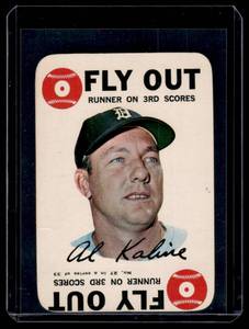 lot 201 image: Al Kaline  1968 Topps Game #27   Vintage Baseball Card