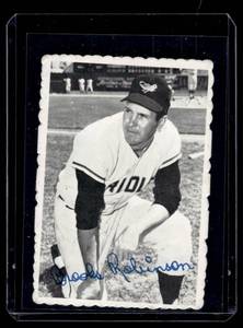 lot 205 image: Brooks Robinson  1969 Topps Deckle Edge #1 Batltimore Orioles  Vintage Baseball Card