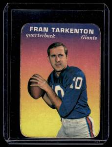 lot 26A image: Fran Tarkenton  1970 Topps Glossy #15 New York Giants