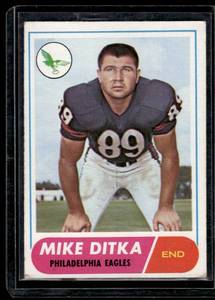 lot 28A image: Dick Butkus  1968 Topps #162 Chicago Bears