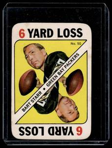 lot 35A image: Bart Starr  1971 Topps Game Card #50