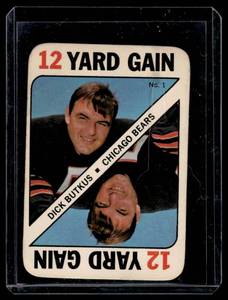 lot 37A image: Dick Butkus  1971 Topps Game Card #1